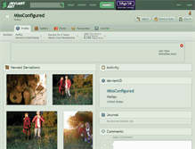 Tablet Screenshot of missconfigured.deviantart.com