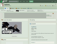 Tablet Screenshot of cupsmou.deviantart.com
