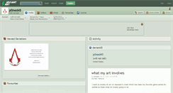 Desktop Screenshot of p0ned45.deviantart.com