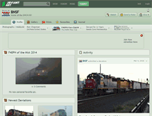 Tablet Screenshot of bnsf.deviantart.com