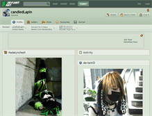 Tablet Screenshot of candiedlapin.deviantart.com