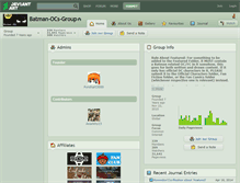 Tablet Screenshot of batman-ocs-group.deviantart.com