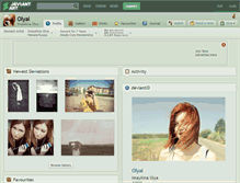 Tablet Screenshot of olyai.deviantart.com
