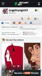 Mobile Screenshot of angelicangel69.deviantart.com