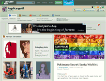 Tablet Screenshot of angelicangel69.deviantart.com