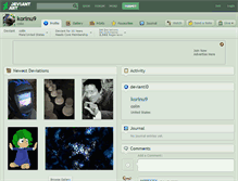 Tablet Screenshot of korinu9.deviantart.com