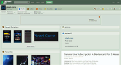 Desktop Screenshot of pixel-core.deviantart.com