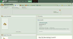 Desktop Screenshot of edtheshrimpplz.deviantart.com