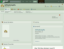 Tablet Screenshot of edtheshrimpplz.deviantart.com