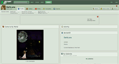 Desktop Screenshot of darkluna.deviantart.com