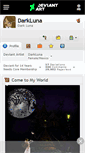 Mobile Screenshot of darkluna.deviantart.com
