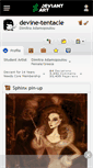 Mobile Screenshot of devine-tentacle.deviantart.com