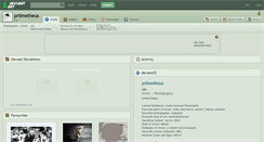 Desktop Screenshot of pr0metheus.deviantart.com