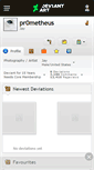 Mobile Screenshot of pr0metheus.deviantart.com