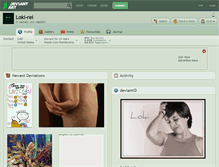 Tablet Screenshot of loki-rei.deviantart.com