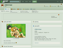Tablet Screenshot of chibivivisan.deviantart.com