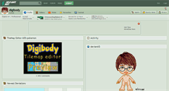 Desktop Screenshot of digibody.deviantart.com
