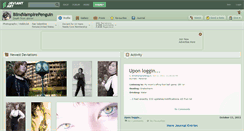 Desktop Screenshot of blindvampirepenguin.deviantart.com