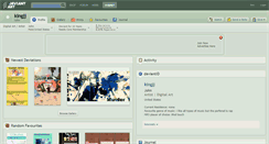 Desktop Screenshot of kingjj.deviantart.com