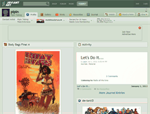 Tablet Screenshot of pipin.deviantart.com