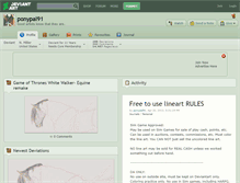Tablet Screenshot of ponypal91.deviantart.com
