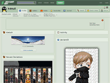 Tablet Screenshot of k4muii.deviantart.com