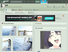 Tablet Screenshot of aiiiii.deviantart.com