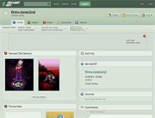 Tablet Screenshot of drewjones2nd.deviantart.com