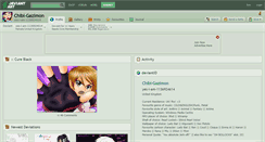 Desktop Screenshot of chibi-gazimon.deviantart.com