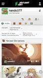 Mobile Screenshot of nando377.deviantart.com