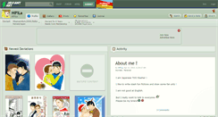 Desktop Screenshot of hifila.deviantart.com