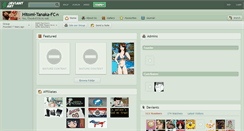 Desktop Screenshot of hitomi-tanaka-fc.deviantart.com