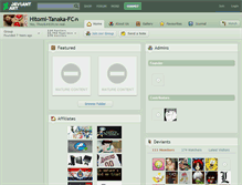 Tablet Screenshot of hitomi-tanaka-fc.deviantart.com