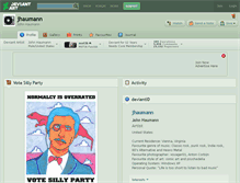 Tablet Screenshot of jhaumann.deviantart.com