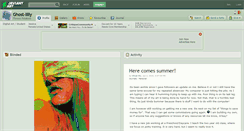 Desktop Screenshot of ghost-lilly.deviantart.com