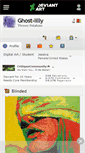 Mobile Screenshot of ghost-lilly.deviantart.com