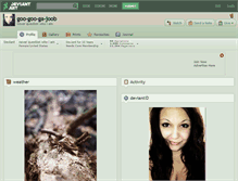 Tablet Screenshot of goo-goo-ga-joob.deviantart.com