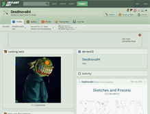 Tablet Screenshot of desdinova84.deviantart.com