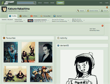 Tablet Screenshot of katsura-nakashima.deviantart.com