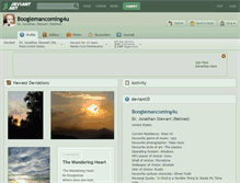 Tablet Screenshot of boogiemancoming4u.deviantart.com