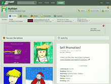 Tablet Screenshot of mythien.deviantart.com
