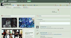 Desktop Screenshot of colors-life.deviantart.com