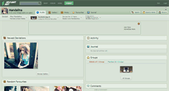 Desktop Screenshot of mandalina.deviantart.com
