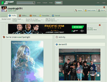 Tablet Screenshot of countrygirl91.deviantart.com