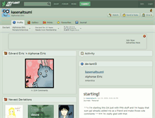 Tablet Screenshot of kasenaitsumi.deviantart.com