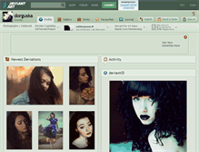 Tablet Screenshot of dorguska.deviantart.com