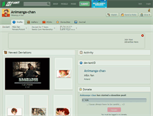 Tablet Screenshot of animanga-chan.deviantart.com
