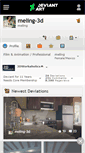 Mobile Screenshot of meling-3d.deviantart.com