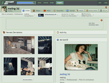 Tablet Screenshot of meling-3d.deviantart.com