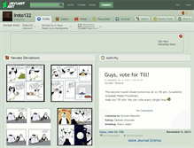 Tablet Screenshot of iroto122.deviantart.com